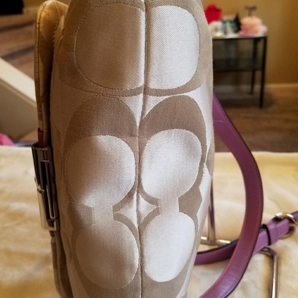 🍃MINT🍃Coach💜Kristin E/W Crossbody - Picture 6 of 8